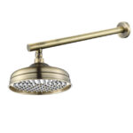 ⁦זרוע לראש מקלחת 40 ס״מ עגולה ברונזה BRASS⁩ – תמונה ⁦2⁩