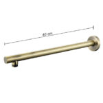 ⁦זרוע לראש מקלחת 40 ס״מ עגולה ברונזה BRASS⁩ – תמונה ⁦3⁩