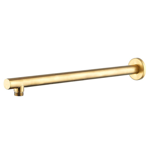 זרוע לראש מקלחת 40 ס״מ עגולה זהב מוברש BRASS