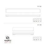 ⁦ידית פרופיל דגם 011-G9 גרפיט⁩ – תמונה ⁦5⁩